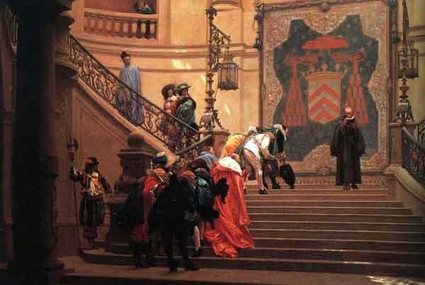 The Grey Eminence, François Leclerc du Tremblay. Painting by Jean-Léon Gérôme, 1873.