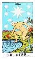 Tarot Major Arcana card: The Star