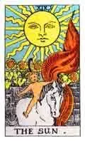 Tarot Major Arcana card: The Sun